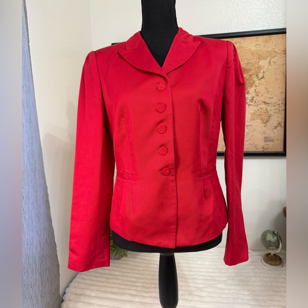 Emanuel Ungaro red blazer size 8